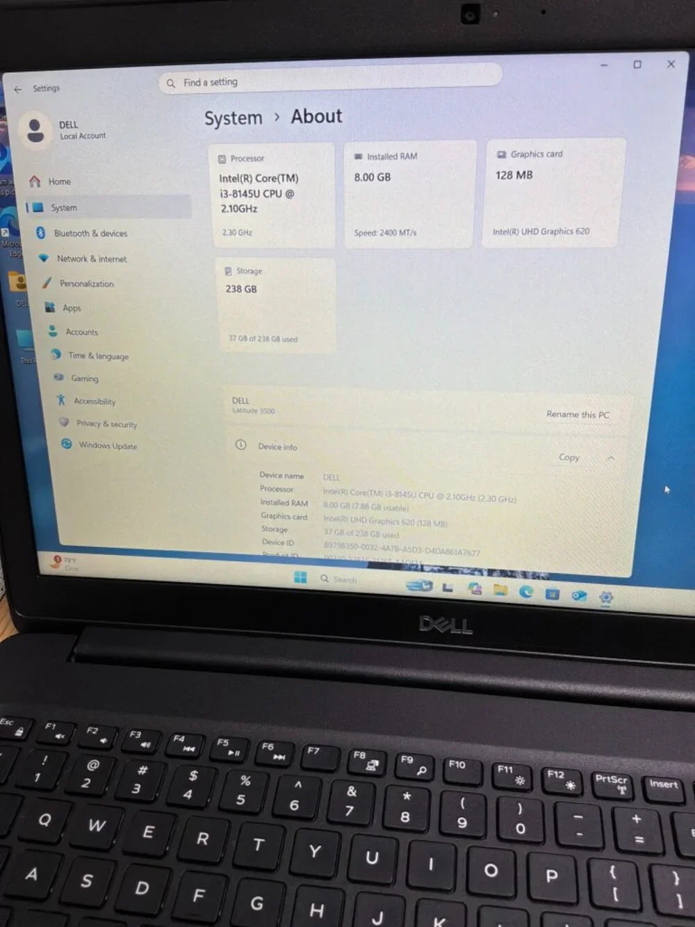Dell Latitude 3500 15.6